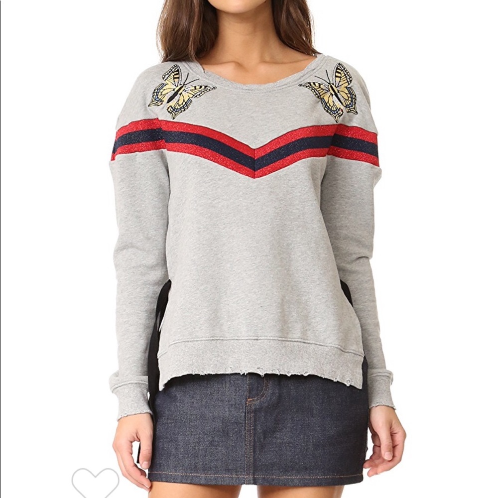 Pam and Gela Embroidered Sweatshirt